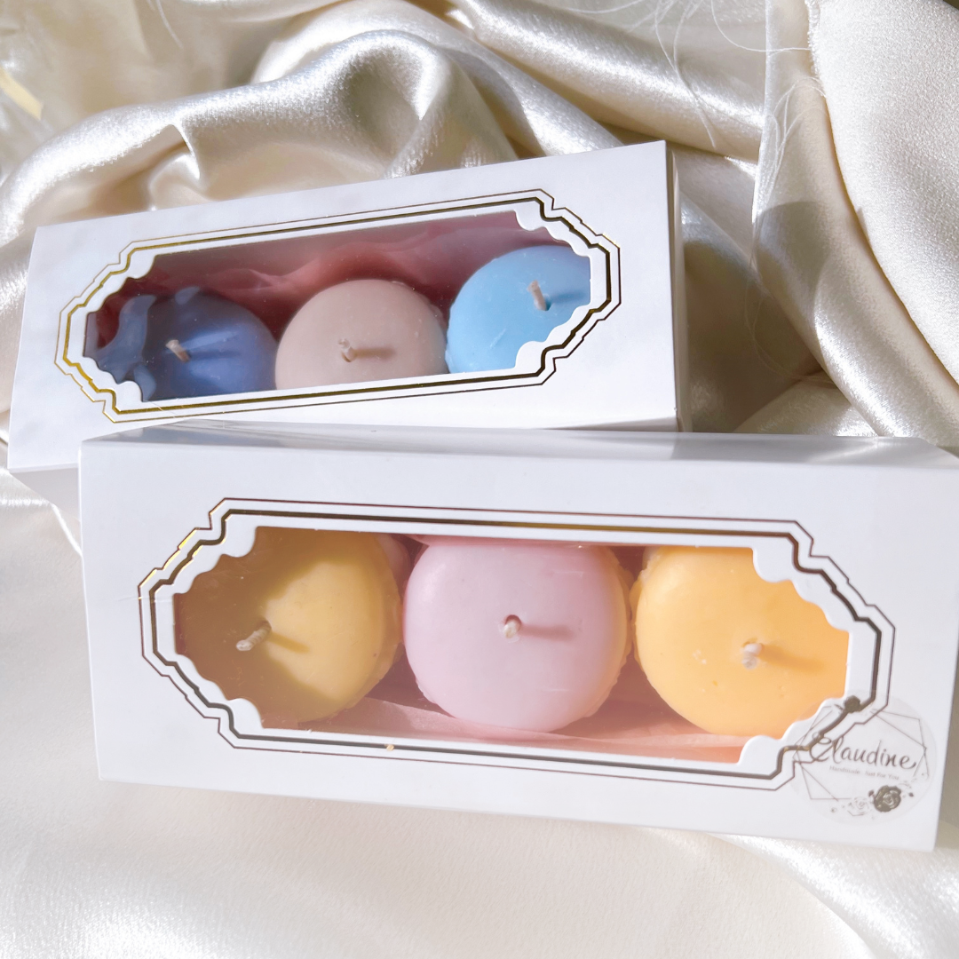 Macaron candle (Plain)