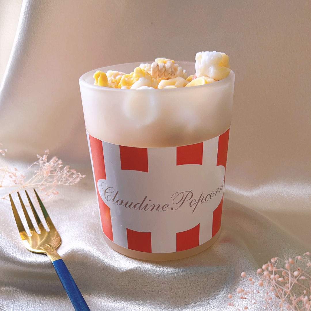 Popcorn Candle Popcorn candle – Claudine Handmade
